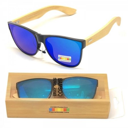 Fashion Bamboo Polycarbonate Sunglasses BA103