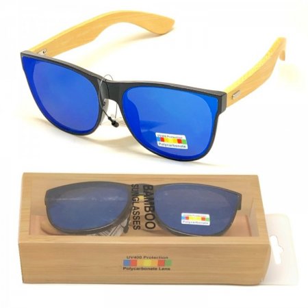 Fashion Bamboo Polycarbonate Sunglasses BA103