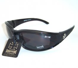 Choppers Goggles Foam Padded Sunglasses (Polycarbonate Lens) CHOP128  Choppers Goggles Foam Padded Sunglasses (Polycarbonate Lens) CHOP128