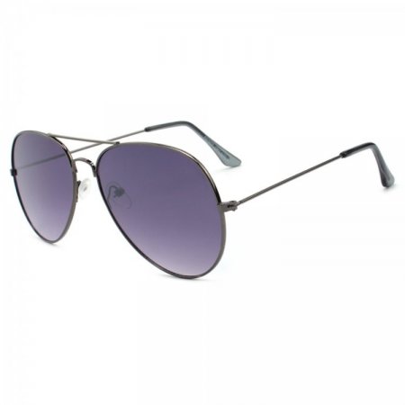 Flat Lens Aviator Metal Sunglasses AV013