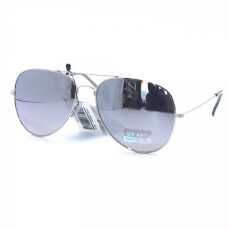 Spherical Lens Aviator Metal Sunglasses AV014