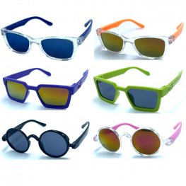 Koala Collection Kids Fashion Unisex Plastic Frame Sunglasses 3 Style Asst, SUK-KU-3G-001