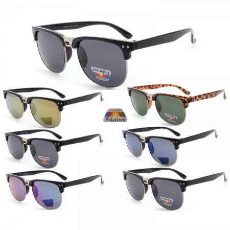Classic Polarized Clubmaster Sunglasses 2 Style Mixed PM6119/0