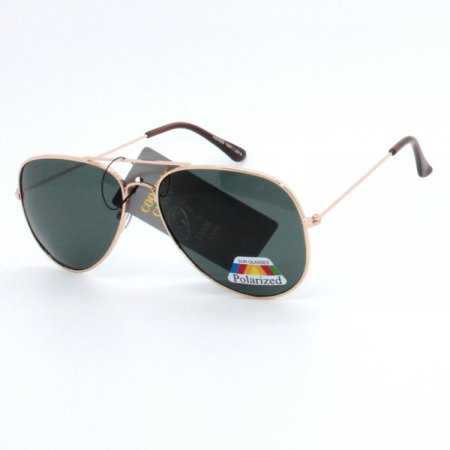 Aviator Metal Polarized Sunglasses AV008PM