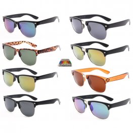 Classic Polarized Clubmaster Sunglasses 2 Style Mixed PM6117/8 Classic Polarized Clubmaster Sunglasses 2 Style Mixed PM6117/8