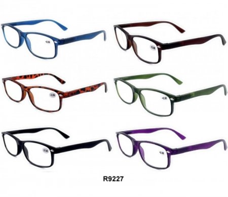 Fashion Plastic Reading Glasses 4 Style Asstd R9224-27