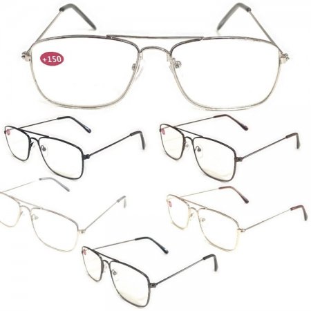 Metal Frame Reading Glasses 4 Style Assot. R9236-39