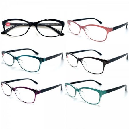 Fashion Unisex Plastic Reading Glasses 4 Style Asstd R9254-57