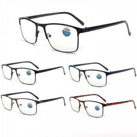 Metal Frame Anti Blue Light Reading Glasses 4 Style Assot. R9266-69