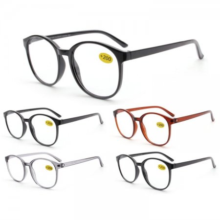 Fashion Plastic Reading Glasses 4 Style Asstd R9284-87WD