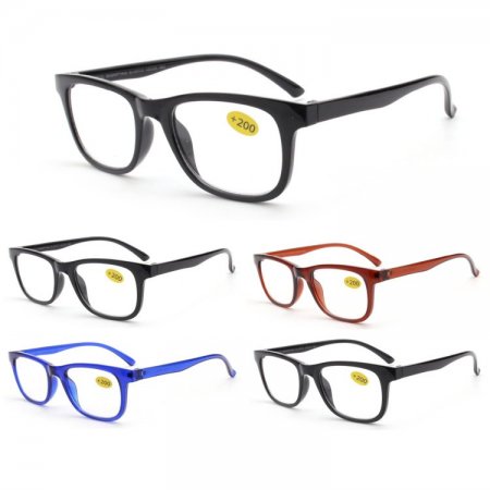 Fashion Plastic Reading Glasses 4 Style Asstd R9284-87WD