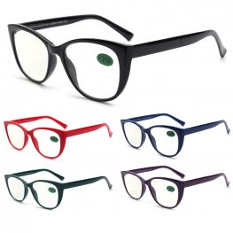 Fashion Plastic Reading Glasses 4 Style Asstd R9288-91